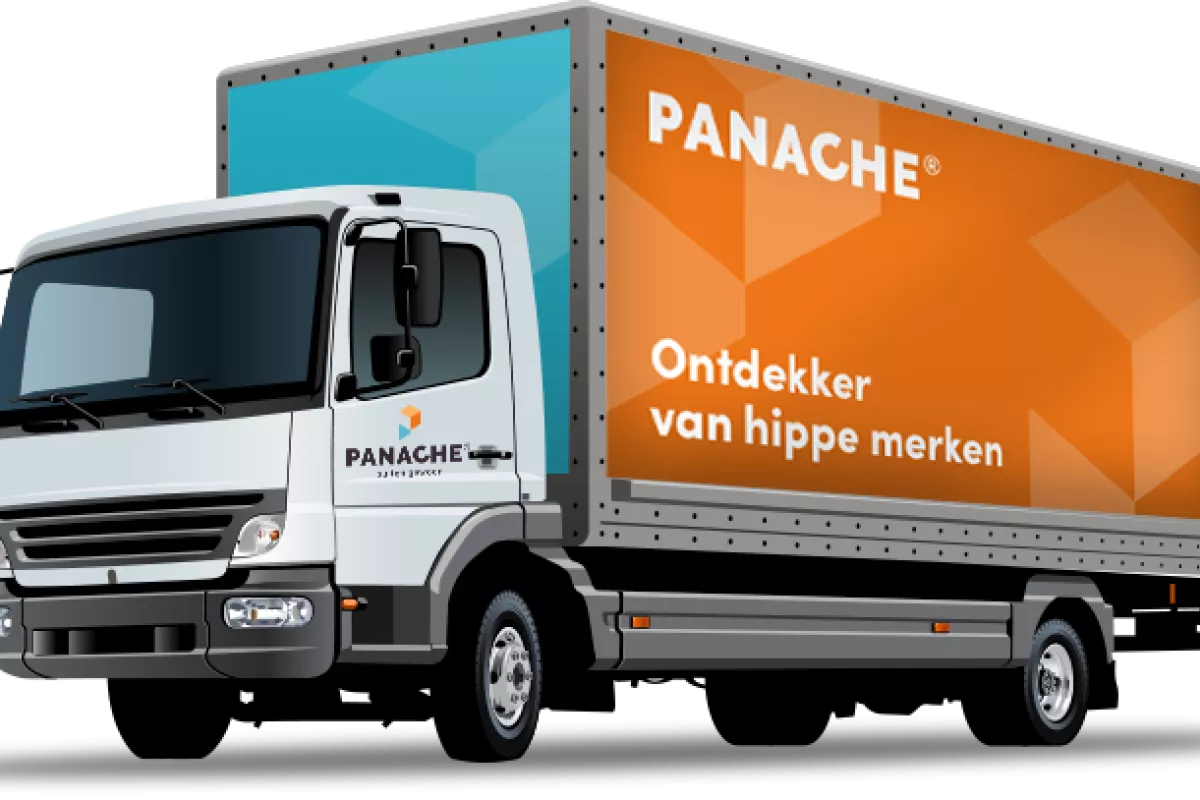 Vrachtwagen voor snelle levering