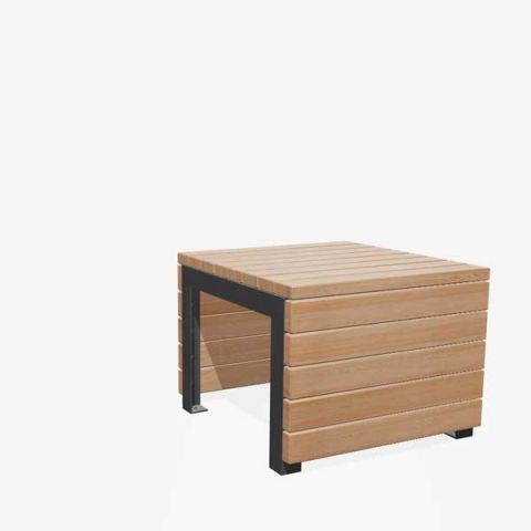 Panache Straatmeubilair Mobilier Urbain zitbank banc stoel assise tafel table Woodrow©