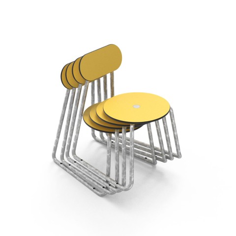 Panache Straatmeubilair Mobilier Urbain Stoel Chaise PLATEAU© City Out-sider