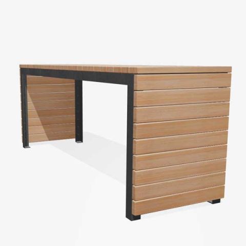 Panache Straatmeubilair Mobilier Urbain zitbank banc stoel assise tafel table Woodrow©