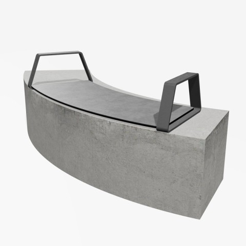 Panache Straatmeubilair Mobilier Urbain zitbank banc stoel assise tafel table HPL BIBI©