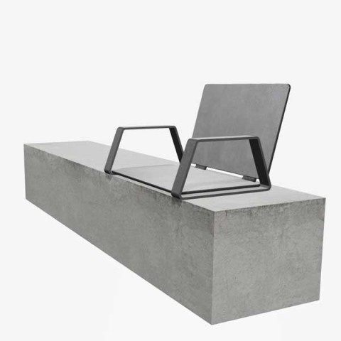Panache Straatmeubilair Mobilier Urbain zitbank banc stoel assise tafel table HPL BIBI©