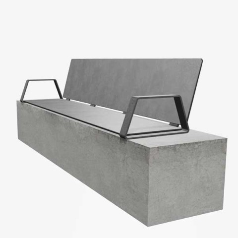 Panache Straatmeubilair Mobilier Urbain zitbank banc stoel assise tafel table HPL BIBI©