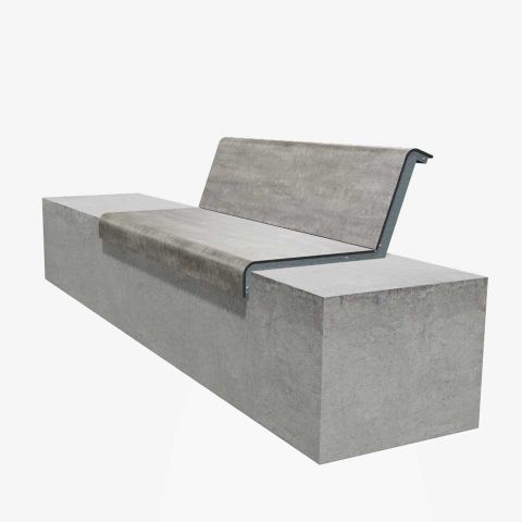 Panache Straatmeubilair Mobilier Urbain zitbank banc Il Posto