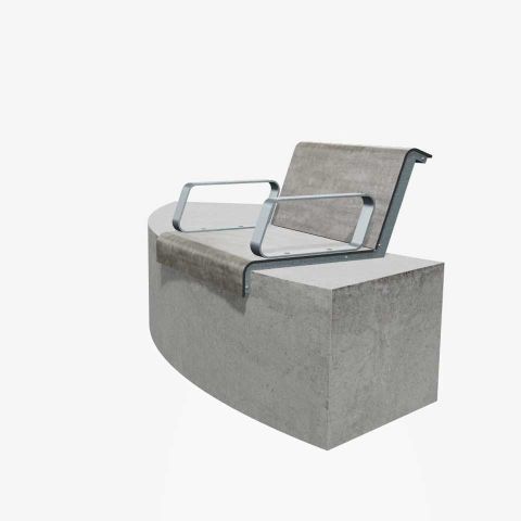 Panache Straatmeubilair Mobilier Urbain zitbank banc Il Posto