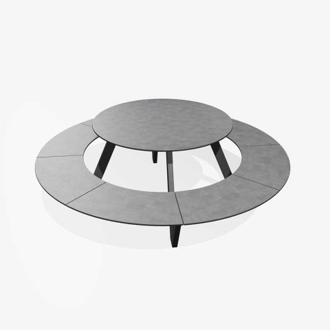 Panache Straatmeubilair Mobilier Urbain picknicktafel table de pique-nique HPL King Arthur©