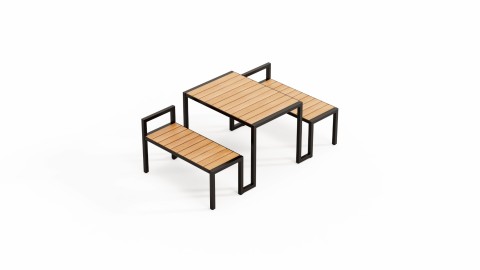 PANACHE Straatmeubilair Mobilier Urbain Picknicktafel Table de pique-nique LANGBORDET© Nola