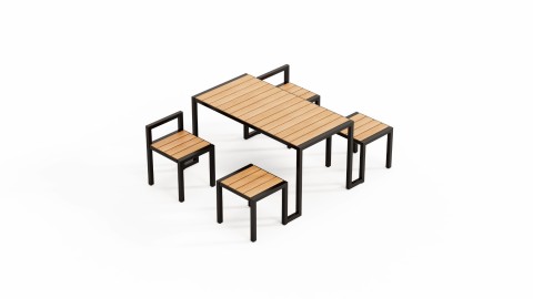PANACHE Straatmeubilair Mobilier Urbain Picknicktafel Table de pique-nique LANGBORDET© Nola