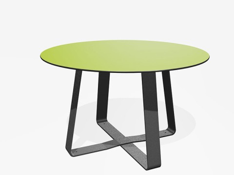 Panache Straatmeubilair Mobilier Urbain Stoel en tafel Table et Chaise HOT DOT© Miramondo