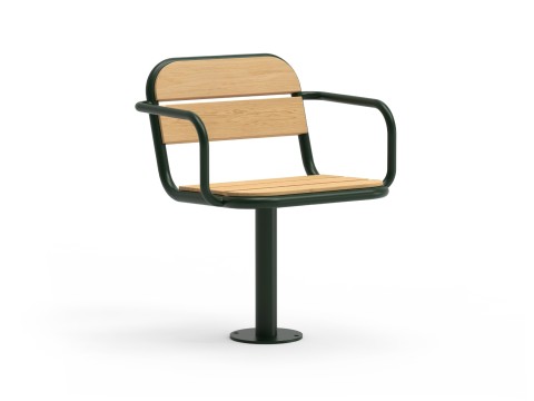 Panache Straatmeubilair Mobilier Urbain Zitbank, stoel en tafel Banc, chaise et table GRY© nola