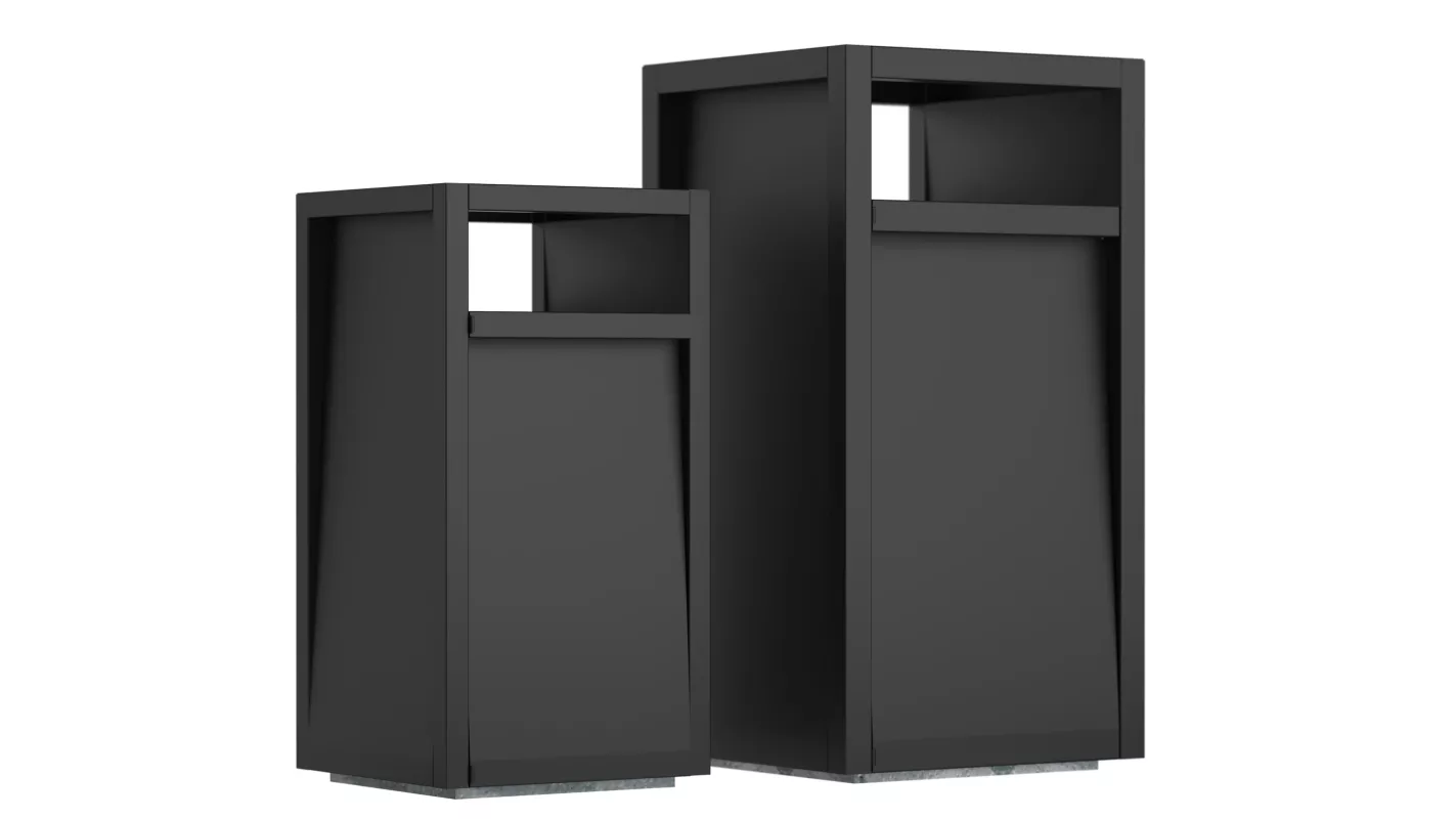 Panache Straatmeubilair Mobilier Urbain afvalbak Nola Frame©poubelle