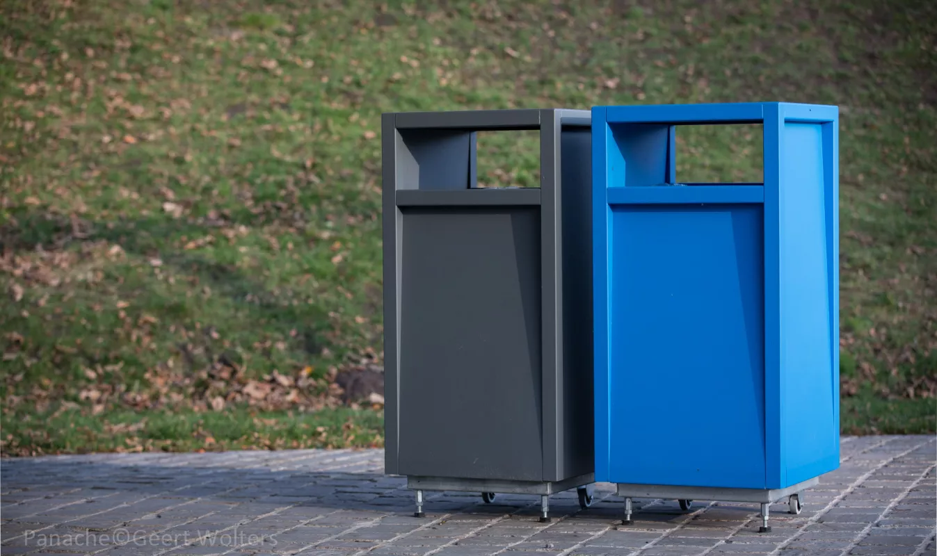 Panache Straatmeubilair Mobilier Urbain afvalbak Nola Frame© poubelle