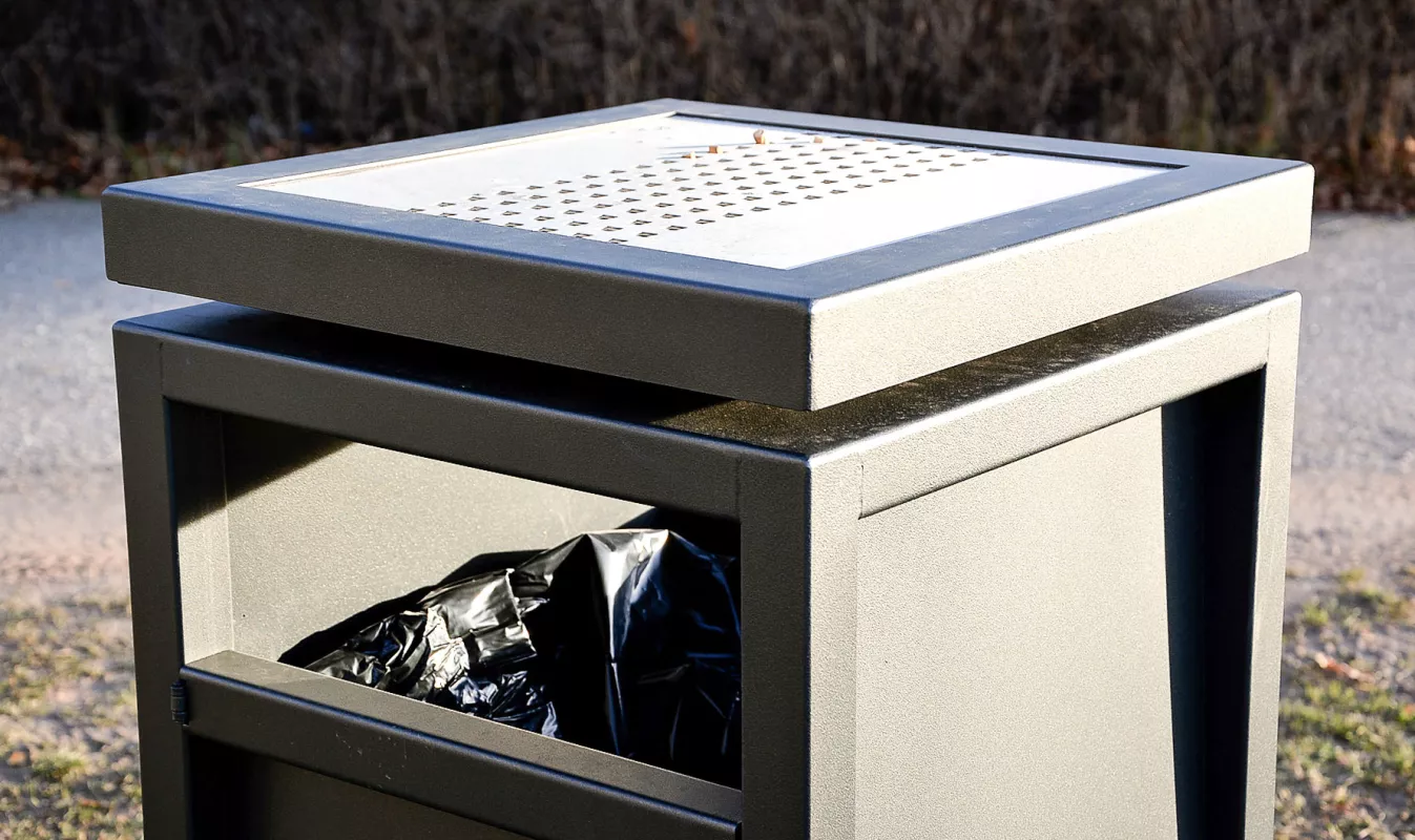 Panache Straatmeubilair Mobilier Urbain afvalbak Nola Frame©poubelle