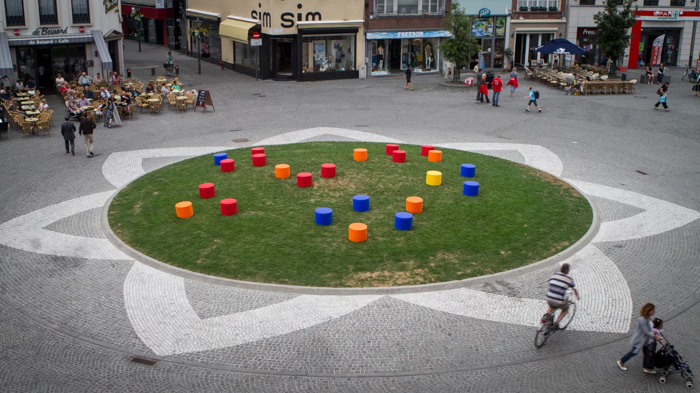 Panache Straatmeubilair Mobilier Urbain zitcilinder cilindre HopHop