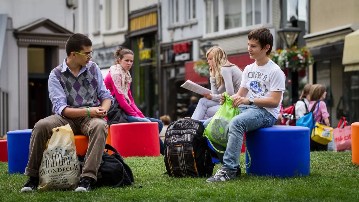 Panache Straatmeubilair Mobilier Urbain zitcilinder cilindre HopHop