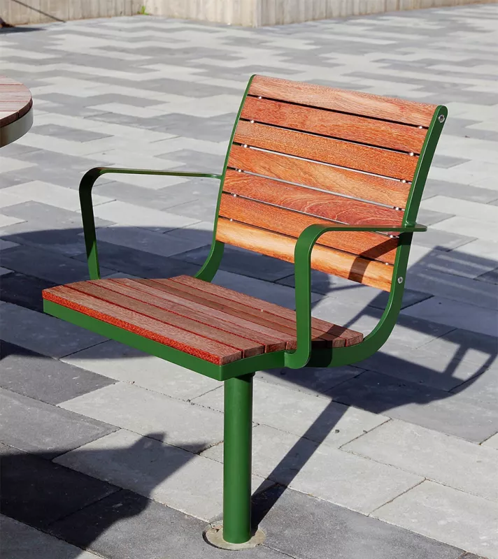 Panache Straatmeubilair Mobilier Urbain - Banken, tafels en stoelen - Banc, table et chaises PARCO© Nola