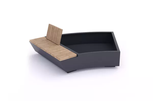 Panache Straatmeubilair Mobilier Urbain Mobile Garden Curved Public Outdoor Creations